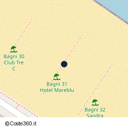 Posizione della concessione balneare Comune di Senigallia, A. 2023, N. 11