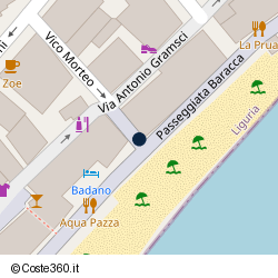 Posizione della concessione balneare Comune di Alassio, A. 2016, N. 17