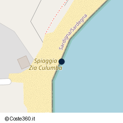 Posizione della concessione balneare Regione Sardegna, A. 2004, N. R172