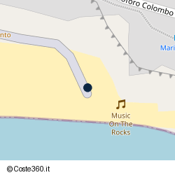 Posizione della concessione demaniale marittima Comune di Positano, A. 2020, N. 19