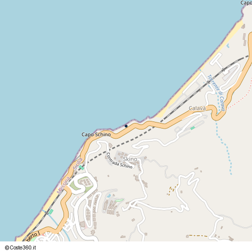 Posizione della spiaggia Spiaggia nei pressi di Strada statale Settentrionale Sicula, Gioiosa Marea, 98063