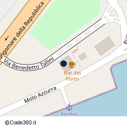 Posizione della concessione demaniale marittima Comune di Formia, A. 2007, N. 15