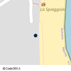 Posizione della concessione demaniale marittima Comune di Numana, A. 2019, N. 59