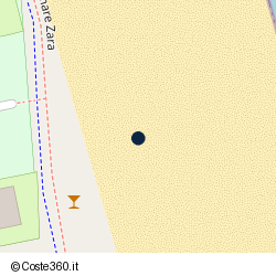 Posizione della concessione balneare Comune di Giulianova, A. 2018, N. 06