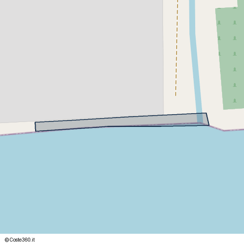 Posizione della spiaggia Spiaggia nei pressi di Via Nazionale, Ispani, 84067