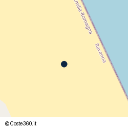 Posizione della concessione balneare Comune di Cervia, A. 2025, N. 11