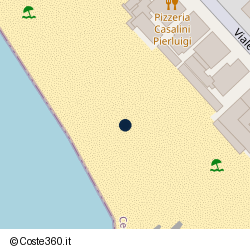 Posizione della concessione balneare Comune di Cecina, A. 2024, N. 175