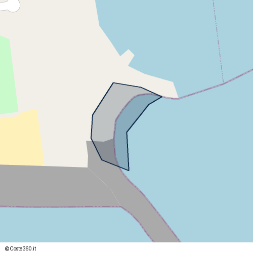 Posizione della spiaggia Spiaggia nei pressi di Via Lungomare, Arma di Taggia, 18011