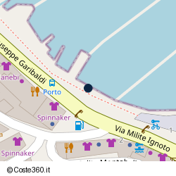 Posizione della concessione demaniale marittima Comune di Santa Margherita Ligure, A. 2023, N. 12