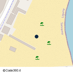 Posizione della concessione balneare Comune di San Remo, A. 2008, N. 21