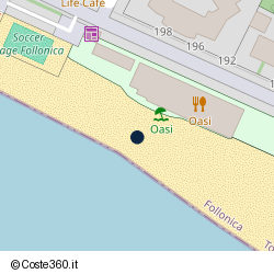 Posizione della concessione balneare Comune di Follonica, A. 2009, N. 60