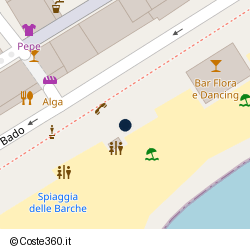 Posizione della concessione balneare Comune di Pietra Ligure, A. 2025, N. 08