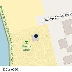 Posizione della concessione balneare Comune di Fiumicino, A. 2009, N. 874