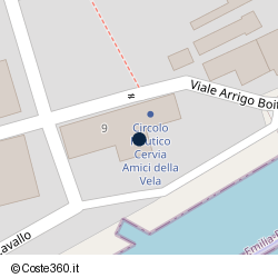 Posizione della concessione demaniale marittima Comune di Cervia, A. 2013, N. 022
