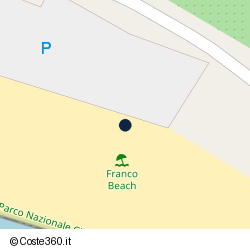 Posizione approssimativa di Franco Beach