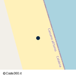 Posizione della concessione demaniale marittima Comune di Cassano Allo Ionio, A. 2016, N. 5