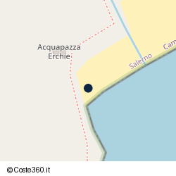 Posizione della concessione demaniale marittima Comune di Maiori, A. 2011, N. 10