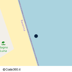 Posizione della concessione demaniale marittima Comune di Ravenna, A. 2025, N. 77488