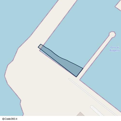 Posizione della spiaggia Spiaggia nei pressi di Via Roma, Bugerru/Buggerru, 09010