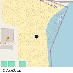 Posizione della concessione balneare Comune di Ravenna, A. 2007, N. 52