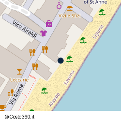 Posizione della concessione balneare Comune di Alassio, A. 2014, N. 17