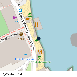 Posizione della concessione balneare Comune di Ischia, A. 2017, N. 2
