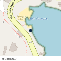 Posizione della concessione demaniale marittima Comune di Portofino, A. 2004, N. 74