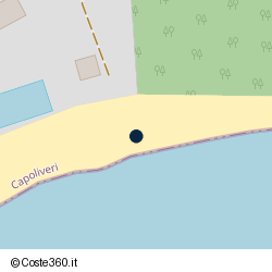 Posizione della concessione balneare Comune di Capoliveri, A. 2020, N. 28