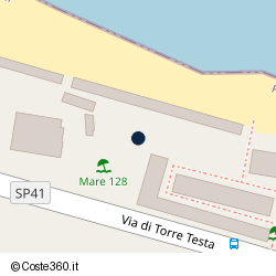 Posizione della concessione balneare Comune di Brindisi, A. 2015, N. 2