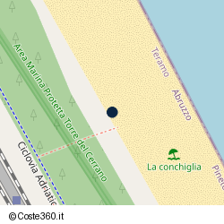 Posizione della concessione demaniale marittima Comune di Pineto, A. 2006, N. 40