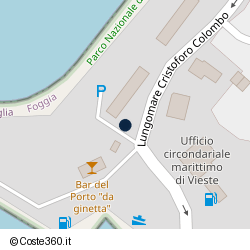 Posizione della concessione demaniale marittima Comune di Vieste, A. 2018, N. 32