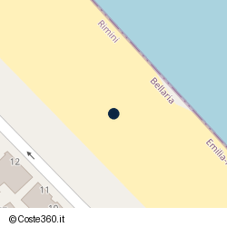 Posizione della concessione demaniale marittima Comune di Bellaria-Igea Marina, A. 2021, N. 44