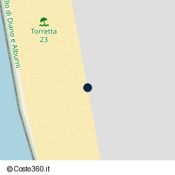 Posizione della concessione balneare Comune di Castellabate, A. 2017, N. 08