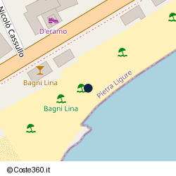 Posizione della concessione balneare Comune di Pietra Ligure, A. 2013, N. 2736