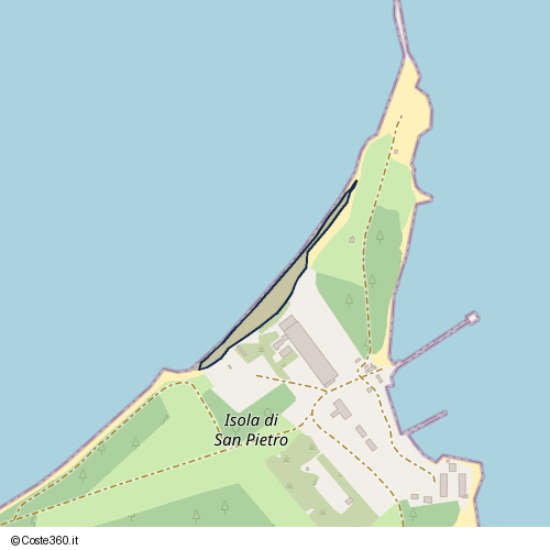 Posizione della spiaggia Spiaggia nei pressi di Taranto