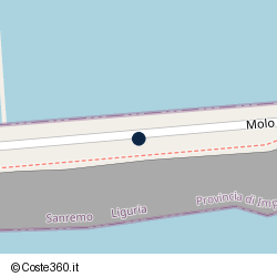 Posizione della concessione demaniale marittima Comune di San Remo, A. 2016, N. 13