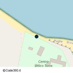 Posizione della concessione balneare Comune di Brindisi, A. 2024, N. 0070554
