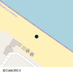 Posizione della concessione balneare Comune di Fano, A. 2008, N. 90