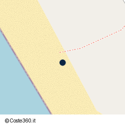 Posizione della concessione demaniale marittima Comune di Sabaudia, A. 2025, N. 06
