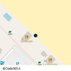 Posizione della concessione demaniale marittima Comune di Riccione, A. 2025, N. 49