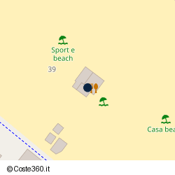 Posizione della concessione balneare Comune di Riccione, A. 2014, N. 422