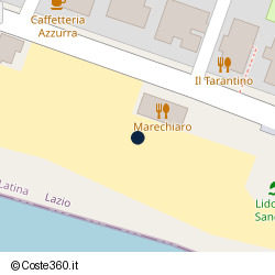 Posizione della concessione balneare Comune di Latina, A. 2014, N. 67