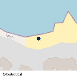 Posizione della concessione balneare Regione di Sardegna, A. 2005, N. RAS.170