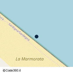 Posizione della concessione balneare Regione Sardegna, A. 2008, N. SP R21