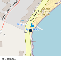 Posizione della concessione balneare Comune di Porto Azzurro, A. 2009, N. 07