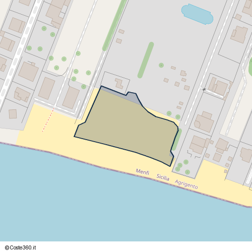 Posizione della spiaggia Spiaggia nei pressi di Menfi, 92013