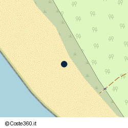 Posizione della concessione balneare Comune di Ugento, A. 2008, N. 1223