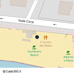 Posizione della concessione demaniale marittima Comune di Terracina, A. 2016, N. TE-067