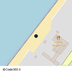 Posizione della concessione demaniale marittima Comune di Orbetello, A. 2025, N. 19