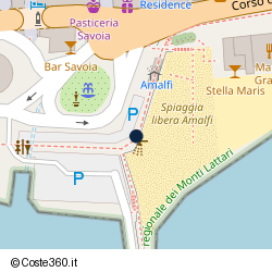 Posizione della concessione demaniale marittima Comune di Amalfi, A. 2013, N. 7